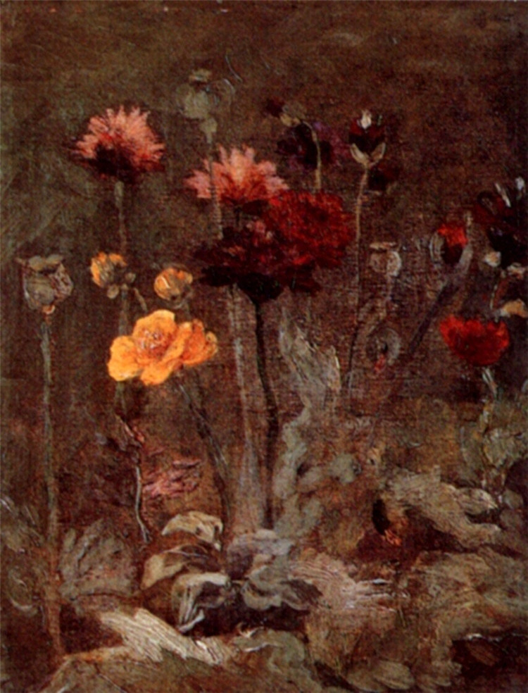 Still Life With Scabiosa And Ranunculus